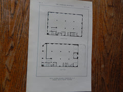 W & J Sloane Bldg.,Washington,DC, 1929,Lithograph. Voorhees,Gmelin&Walker.