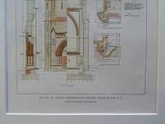Tower, Bethesda-by-the-Sea, Palm Beach, FL, 1928, Original Plan. Hiss&Weekes