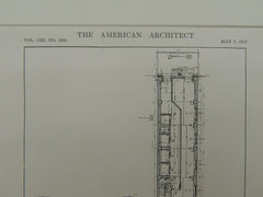 First Floor Plan, Candler Bldg, W 42nd St, New York, NY, 1898, OrigPlan. Willauer, Shape & Bready