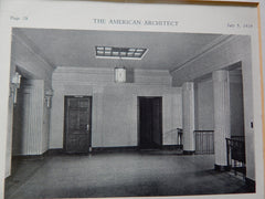 Town Hall, East Haven, CT, 1929,Lithograph. Orr.