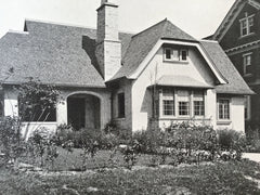 Mrs. Benjamin Weil House, Milwaukee, WI, 1916, Lithograph.  Brust & Philipp