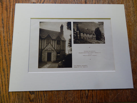 Printing House of William Edwin Rudge #2, Mount Vernon, NY, 1926. Lithograph. George Bartlett.