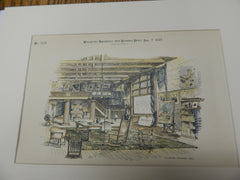 Summer Den, Rider Farm, Bellport, Long Island, NY. 1889. Original Plan. Charles A. Rich.