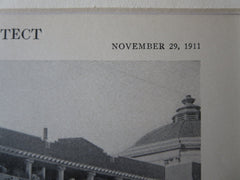 Brownleigh Court Apartments, Denver, CO, 1911, Lithograph. W.E. & A.A. Fisher