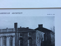 Music Department, Harvard, Cambridge, MA, 1916, Lithograph. Howells & Stokes