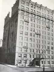 The Chautauqua, 574 West End Ave., NY, 1916, Lithograph. Schwarz & Gross