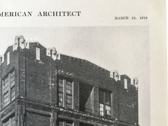 Hardwick & Magee Bldg., Philadelphia, PA, 1916, Lithograph. Ballinger & Perrot
