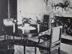Interior, E.V.R. Thayer House, Lancaster, MA, 1911, Litho. Bigelow & Wadsworth