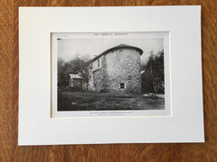 St. Anne's Chapel, Arlington Heights, MA, 1916, Lithograph. Cram & Ferguson