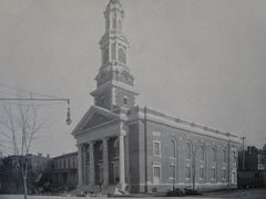 First Presbyterian Church, St. Joseph, MO, 1911, Lithograph.  Eckel & Boschen