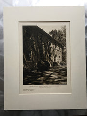 Winter Cottage 2, Marshall Field, Long Island, NY, 1927, Lithograph. John Russell Pope.