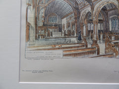 Church of St. Patrick, Elveden, UK, 1905, Original Plan. W.D. Caroe.