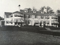 H.N. Flanagan House, Englewood, NJ, Davis, 1916, Lithograph.  McGrath & Kiessling