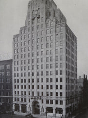 American Building, Cincinnati, OH, 1929, Lithograph. J.G. Steinkamp & Brother