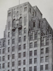 American Building, Cincinnati, OH, 1929, Lithograph. J.G. Steinkamp & Brother