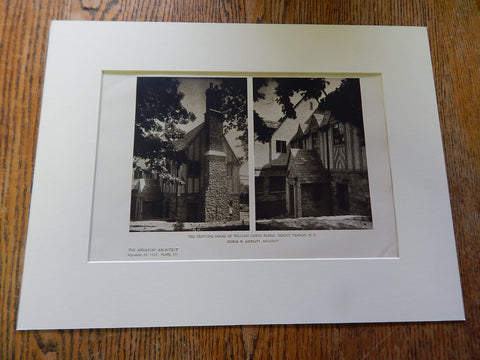 Printing House of William Edwin Rudge #1, Mount Vernon, NY, 1926. Lithograph. George Bartlett.