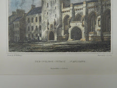 The College Church, St. Andrews University, Fife, Scotland, 1890, Original Plan.