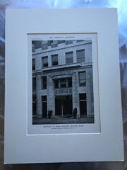 Henry Building, Seattle, WA, Howells & Stokes, 1916, Lithograph.