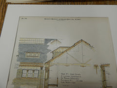 Lyman Gymnasium, Plan #1, Brown University, Providence, RI. 1891. Stone, Carpenter, Willson.