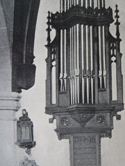 Organ, Second Congregational Church, Lynn, MA, 1911, Litho. Nelson & Van Wagenen