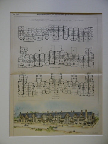 Harris Wood Crescent: Improvements for Horatio Harris Estate, Boston, MA, 1890. J. Williams Beal.