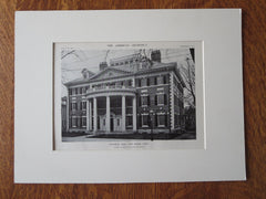Franklin Hall, New Haven, CT, 1911, Lithograph.  Chapman & Frazer