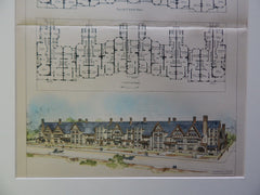 Harris Wood Crescent: Improvements for Horatio Harris Estate, Boston, MA, 1890. J. Williams Beal.