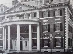Franklin Hall, New Haven, CT, 1911, Lithograph.  Chapman & Frazer