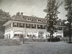 House of F.H. Scott, Esq., Hubbard Woods, IL, 1916, Lithograph. Otis & Clark