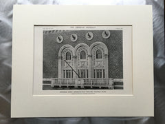 Metropolitan Theatre, Seattle, WA, 1916, Lithograph. Howells & Stokes.