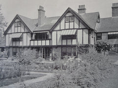 W.G. Gallowhur House, Scarsdale, NY, 1911, Lithograph. William Bates
