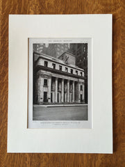 American Trust Bank Building, St. Louis, MO, 1919, Lithograph. T.P. Barnett Co.