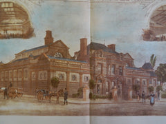 Broughton Baths, Borough of Salford, Manchester, England, 1890, Original Plan. Mangnall & Littlewoods.
