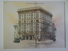 Holland House, 5th Ave & 30th St., New York, NY, 1890, Original Plan. Geo. Dew. Harding & Gooch.