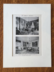 Mrs. Regina Rothschild House, Deal, NJ, 1916, Lithograph. Albert Gottlieb