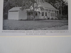 Glenn Stewart Estate, Locust Valley, L.I., NY, 1916, Lithograph. Alfred Hopkins