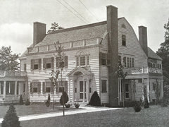 Exterior, House of Charles Dannals, Atlanta, GA, Hentz, 1916, Lithograph. Reid & Adler