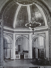 Rochester Savings Bank, Rochester, NY, 1929, Lithograph. McKim, Mead & White