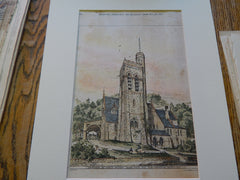 St. Paul's Church, Glen Cover, NY 1877, Original Plan. H.M. Congdon.