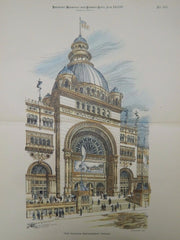 Set of 9 pictures from the World's Columbian Exposition, 1893