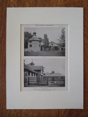 S.F. Peters Estate Bldgs., Islip, L.I., NY, 1916, Lithograph. Alfred Hopkins