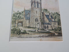 St. Paul's Church, Glen Cover, NY 1877, Original Plan. H.M. Congdon.