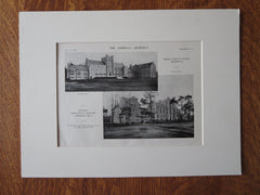 Views, Andover Theological Seminary, Cambridge, MA, 1911, Litho. Allen & Collens