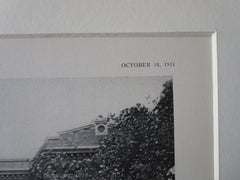 Barnard Skin & Cancer Hospital, St Louis, MO, 1911, Lithograph. Mauran & Russell