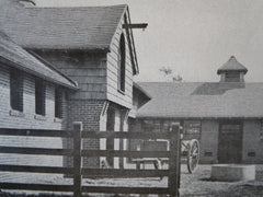 S.F. Peters Estate Bldgs., Islip, L.I., NY, 1916, Lithograph. Alfred Hopkins