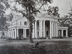 M.C. Heath House, Columbia, SC,  1916, Lithograph. Edwards & Sayward
