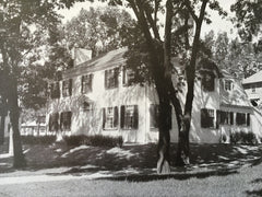 Exterior, House of F. Lincoln Pierce, Newtonville, MA, 1916, Lithograph. Derby & Robinson