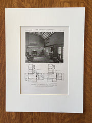 House of A.C. Helmholz, Pine Lake, WI, 1916, Lithograph. Schuchardt & Judell.