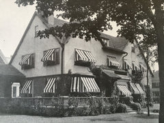 Mrs. James P. Olney House, Rome, NY, 1916, Lithograph. Neson & Van Wagenen