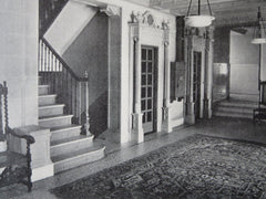Woodward Apt., Connecticut Ave, Washington DC, 1911, Lithograph. Harding & Upman